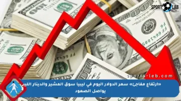 «ارتفاع مفاجئ» سعر الدولار اليوم في ليبيا سوق المشير والدينار الليبي يواصل الصعود